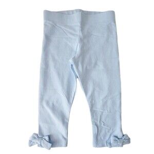 Lilly Pulitzer Girls Light Blue Capri Leggings Size XS 2/3 NWOT